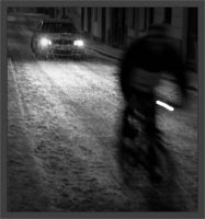 V zimě na kole